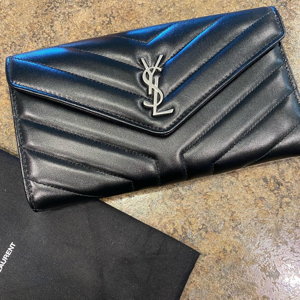 Not for sale - NWT YSL Loulou Flap Wallet